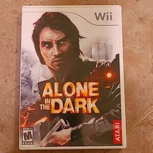 Nintendo Wii Alone In The Dark Disk Game Hard Shell Case Instruction Booklet